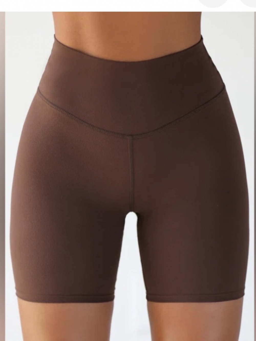 Joah Brown Women’s Biker Shorts Sueded Umber/Brown